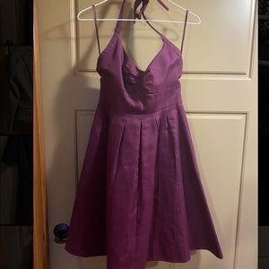 J Crew Purple Halter Dress